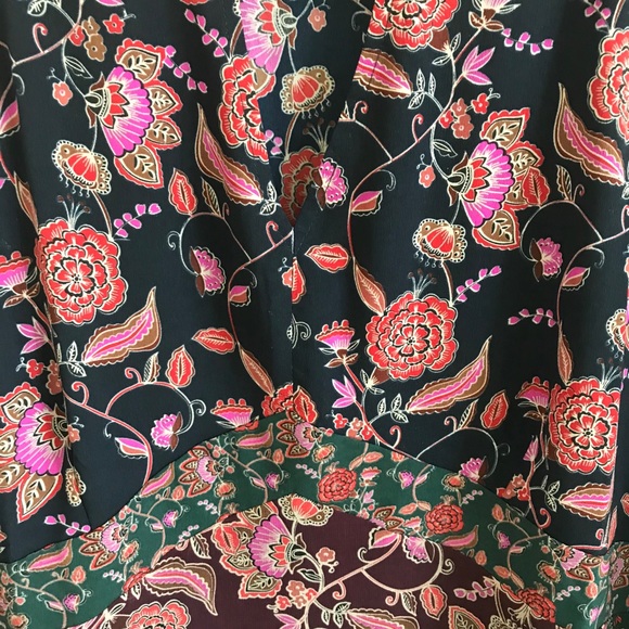 CAbi Festive Maxi Dress in Patchwork Floral - Picture 5 of 9